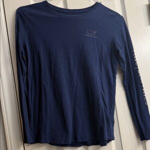 Vineyard Vines Classic Blue Long Sleeve Tee size L